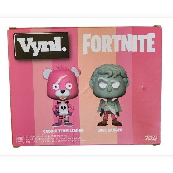 ✅ FUNKO VYNL. FORTNITE-CUDDLE TEAM LEADER + LOVE RANGER Vinyl Collectibles - Picture 3 of 5